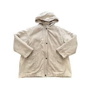 Bromley Sport Hooded Coat Sz XL w/ Removable Lining Poly Shell With Sueded Feel